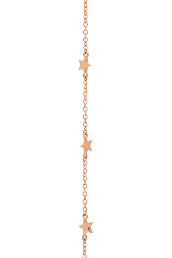 Kai Linz - Rose Gold Star Anklet