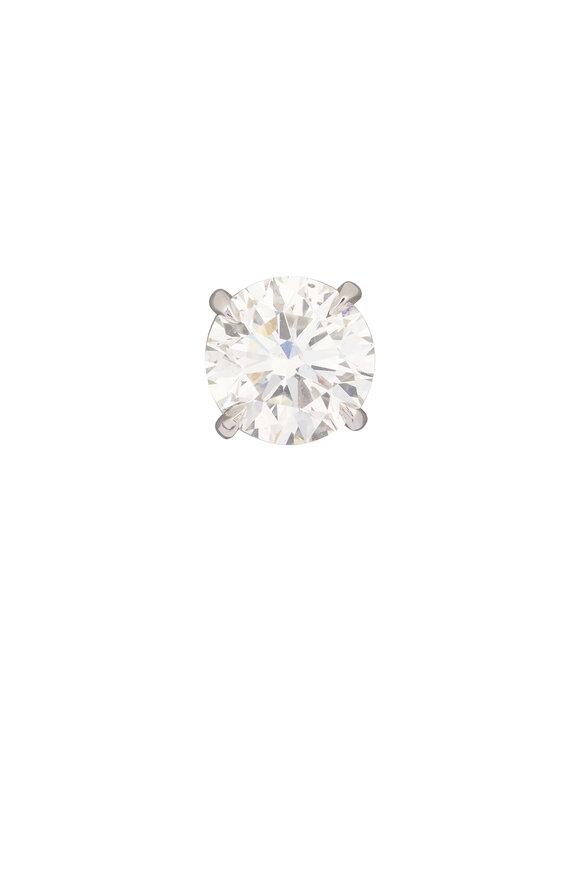 Louis Newman Diamond Studs - view 2