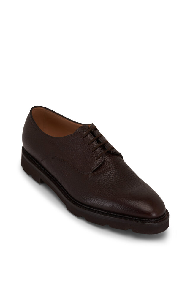 John Lobb - Bristol Dark Brown Suede Dress Shoe