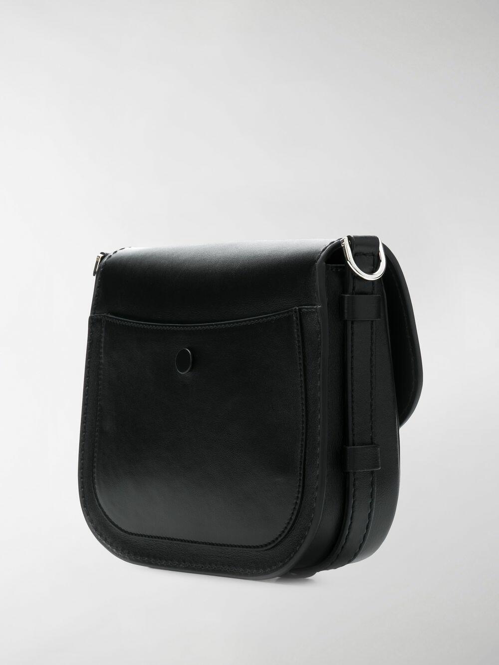 Tod's - Double T Black Leather Crossbody Bag