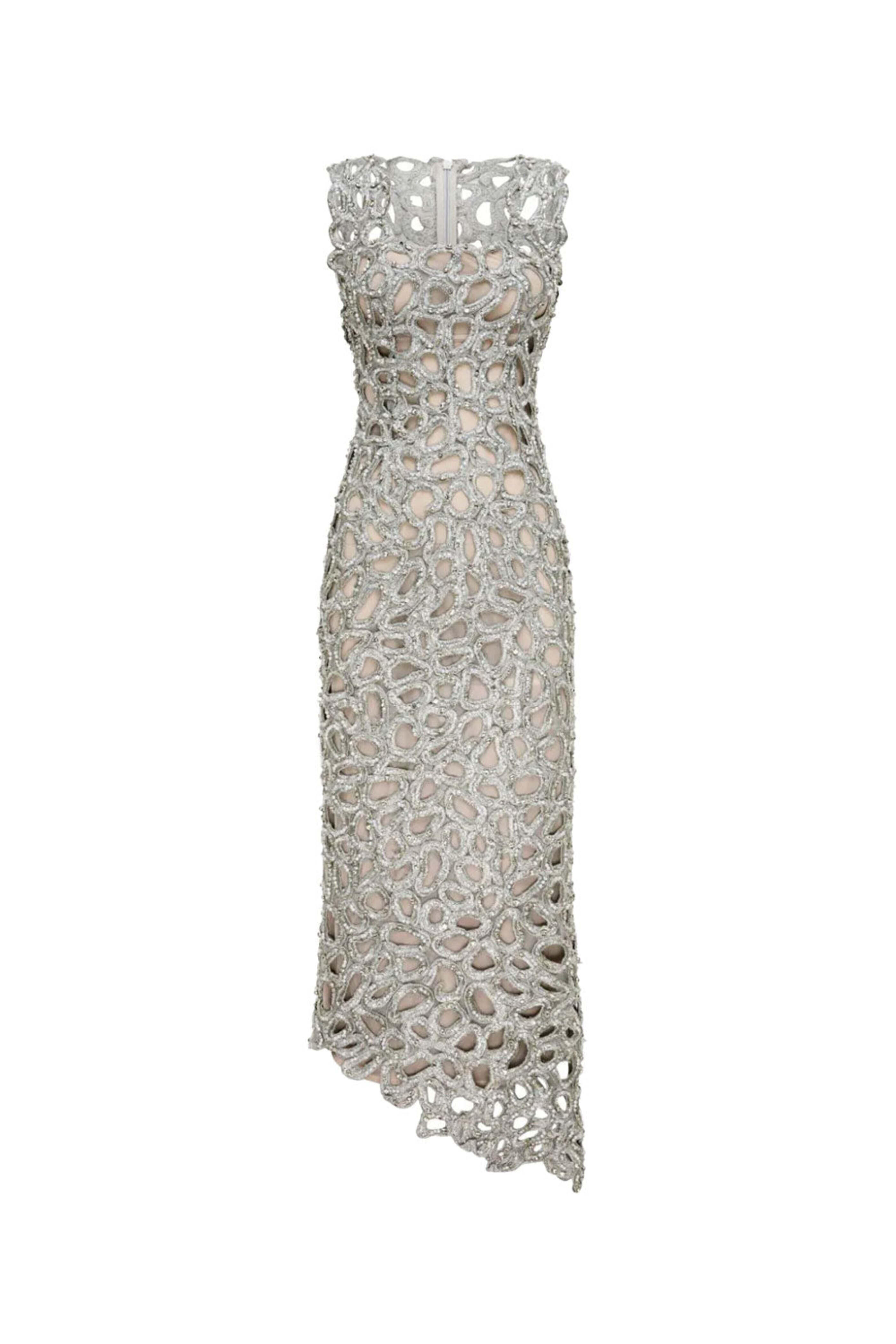Rachel Gilbert - Silver Everett Dress