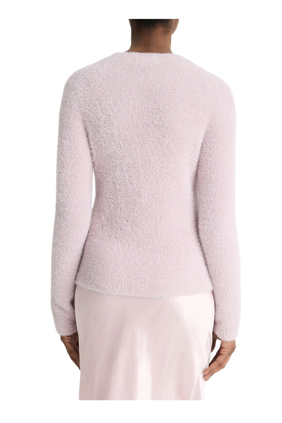 Vince - Orchid Stone Metallic Eyelash Pullover Sweater