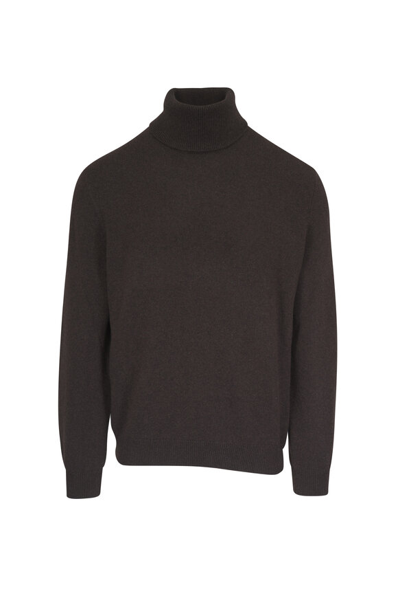 Loro Piana Parksville Pebble Cashmere Turtleneck Sweater - view 1