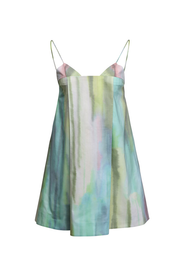 Alexis Astrid Aurora Green Mini Dress