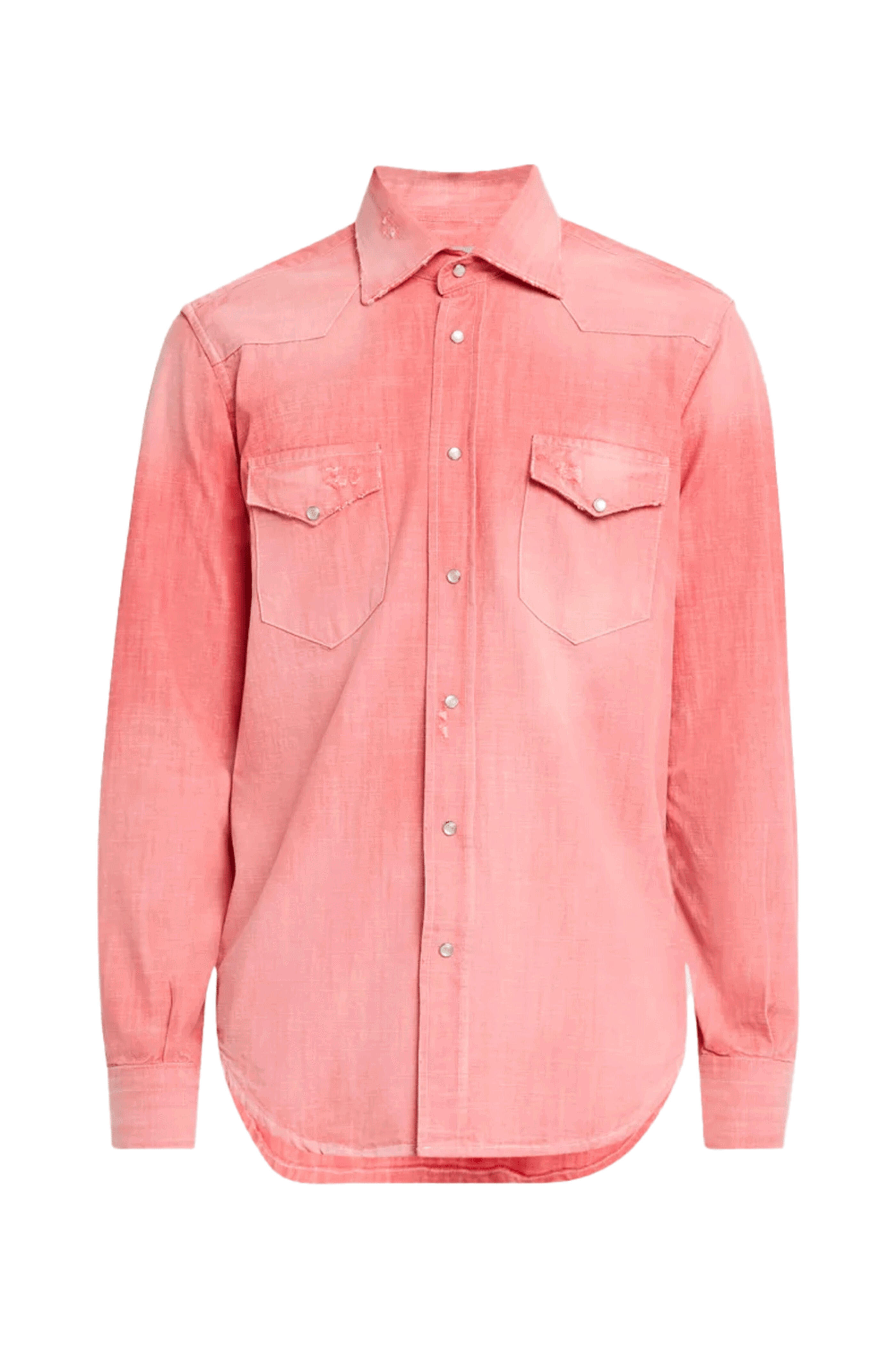 Sartorio - Red Denim Western Shirt