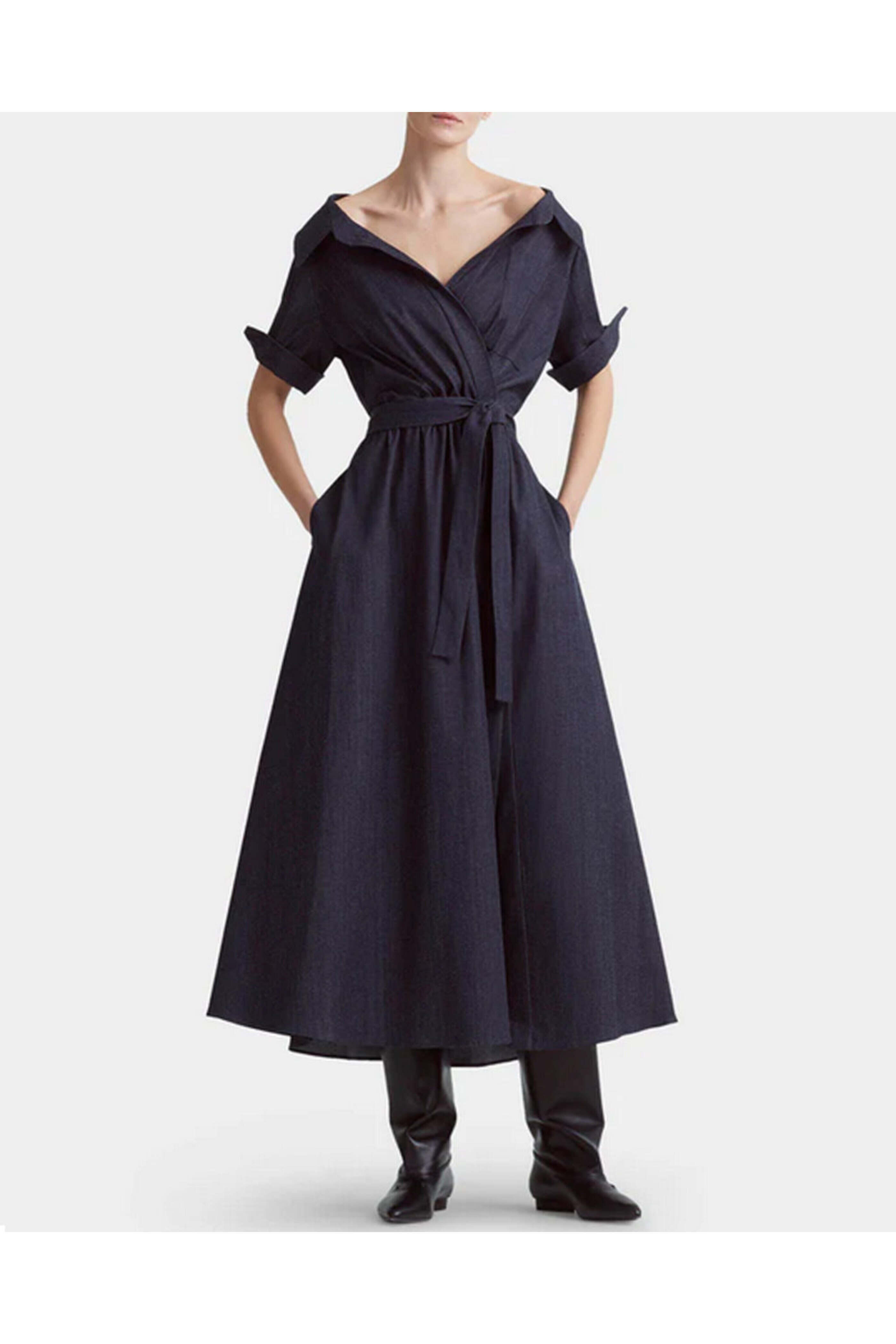 Altuzarra - Berry Blue Denim Lydia Dress