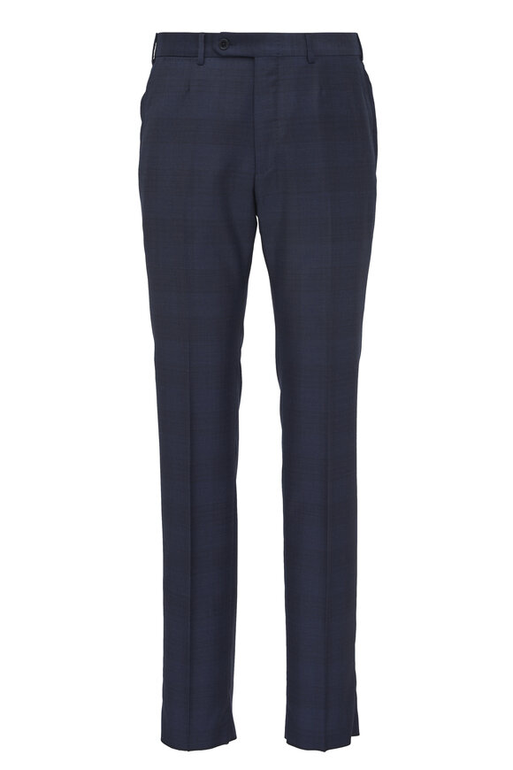 Zegna - Trofeo Microstripe Navy Wool Suit