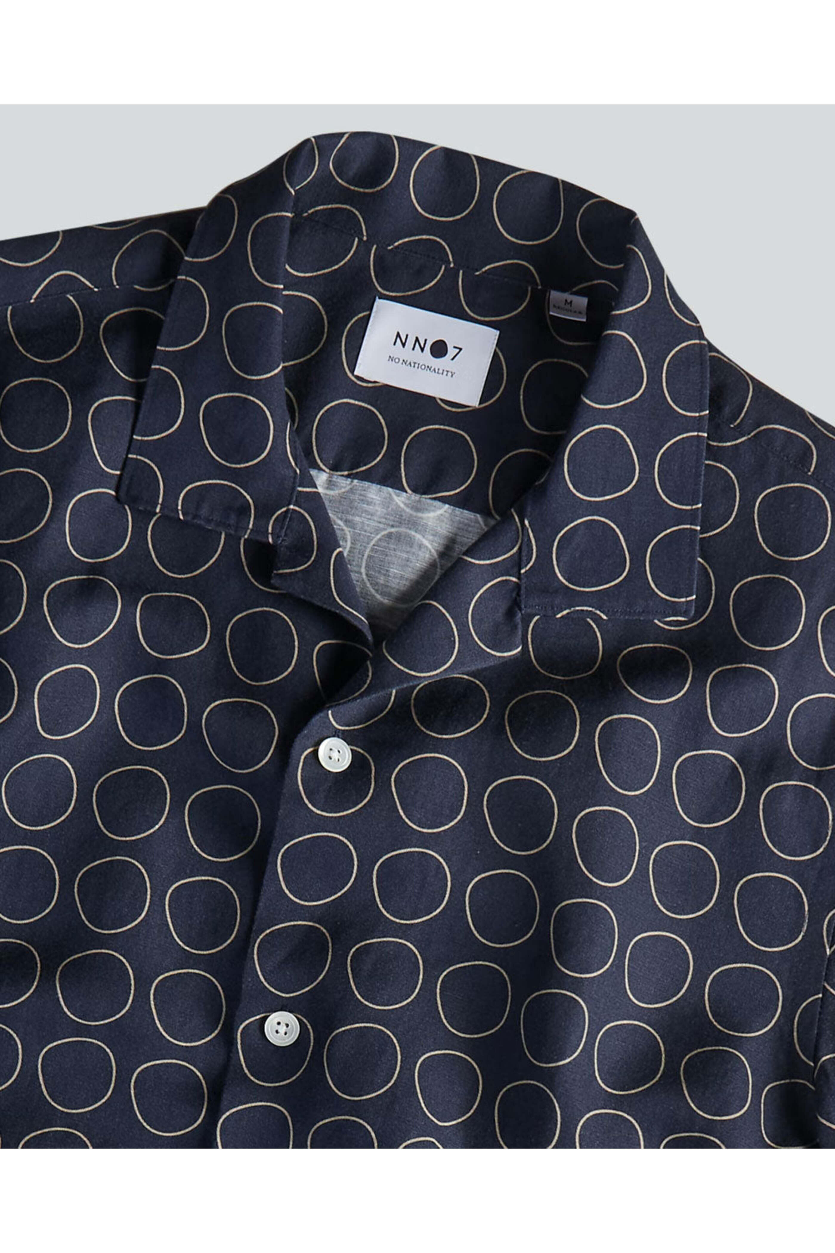 Nn07 - Navy Blue Miyagi Shirt