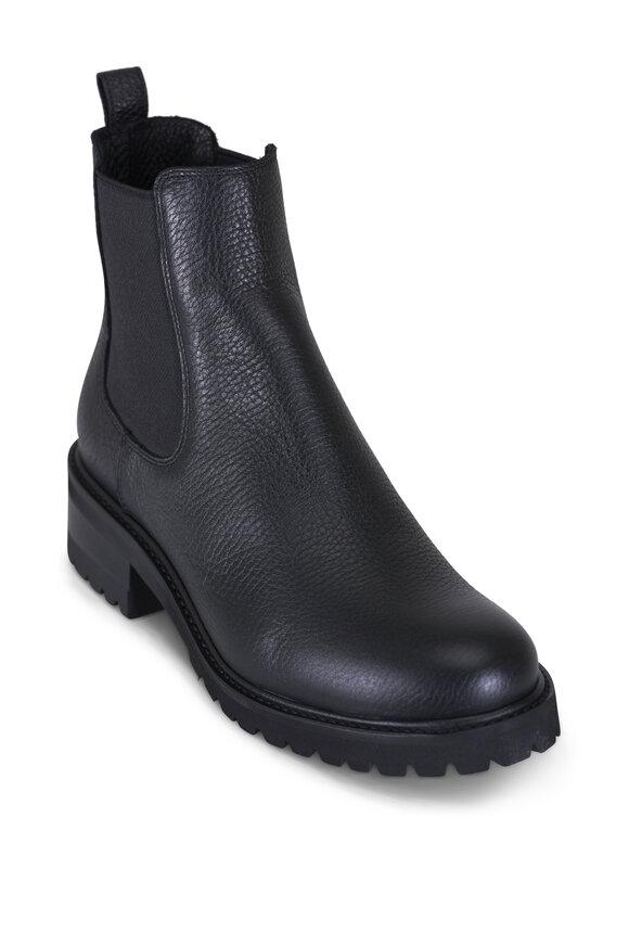 La Canadienne Cye Black Pebble Leather Boot - view 1