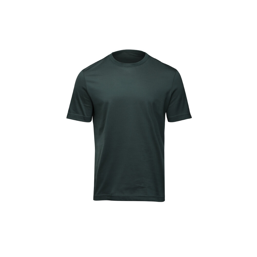 KNT - Solid Green Cotton T-Shirt | Mitchell Stores