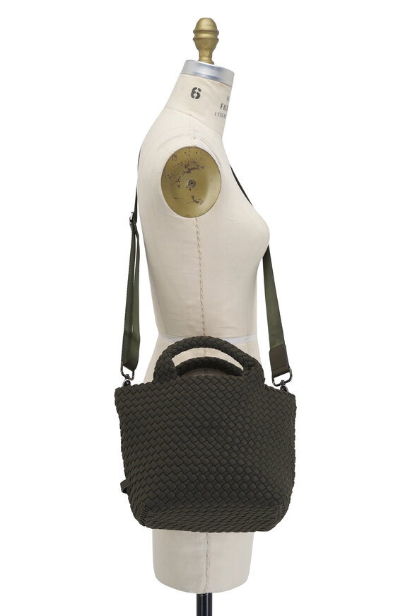 Naghedi - St. Barths Olive Woven Mini Tote 