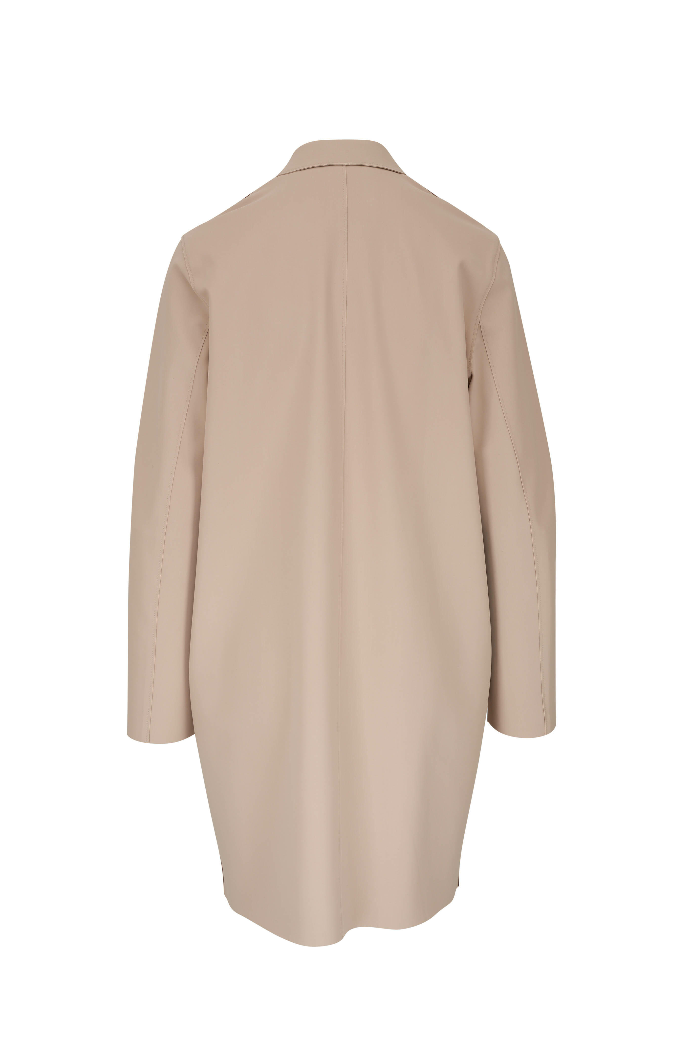 Harris Wharf Cocoon Sand Scuba Coat Mitchell Stores