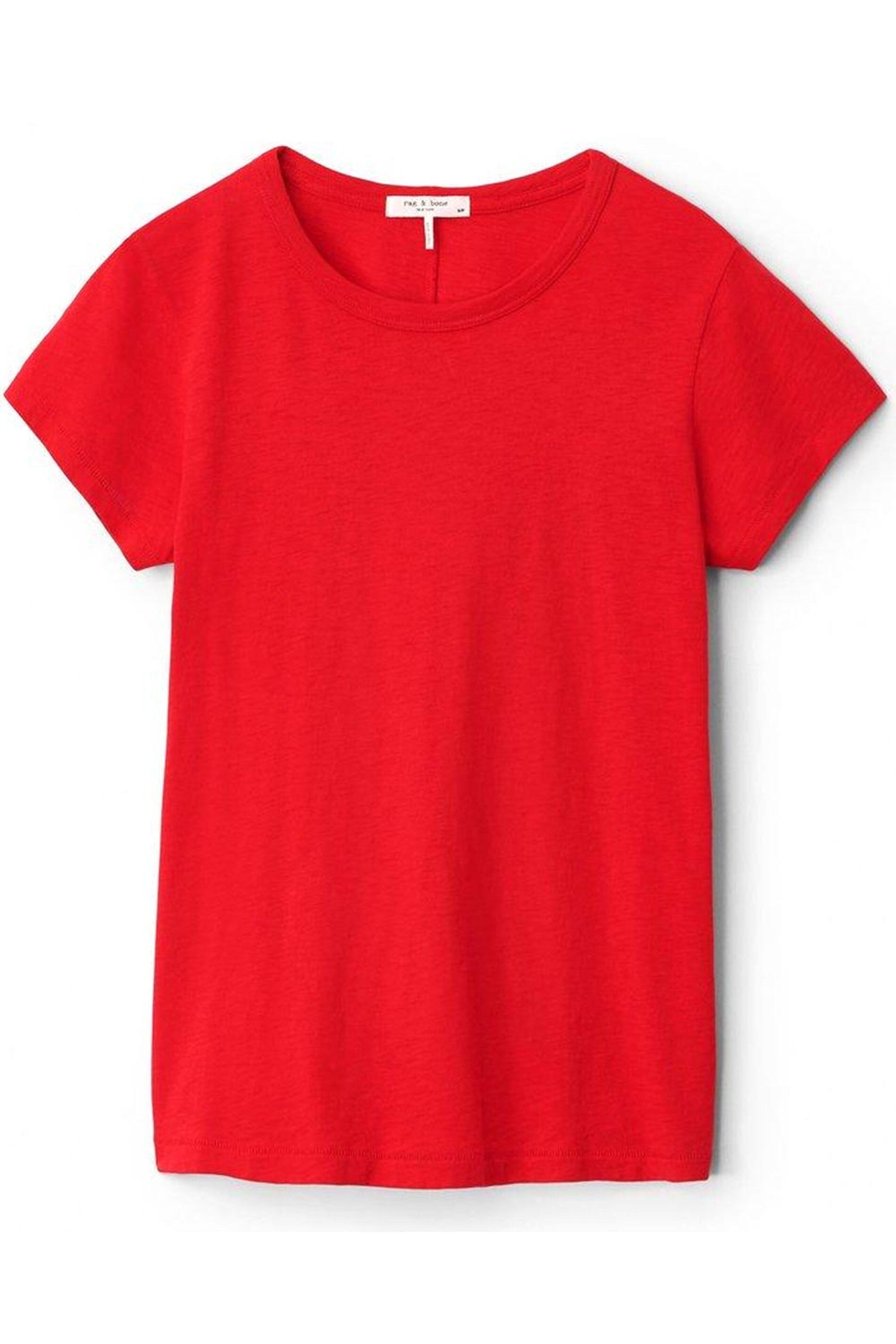 Rag & Bone - The Slub Tee in Battle Red
