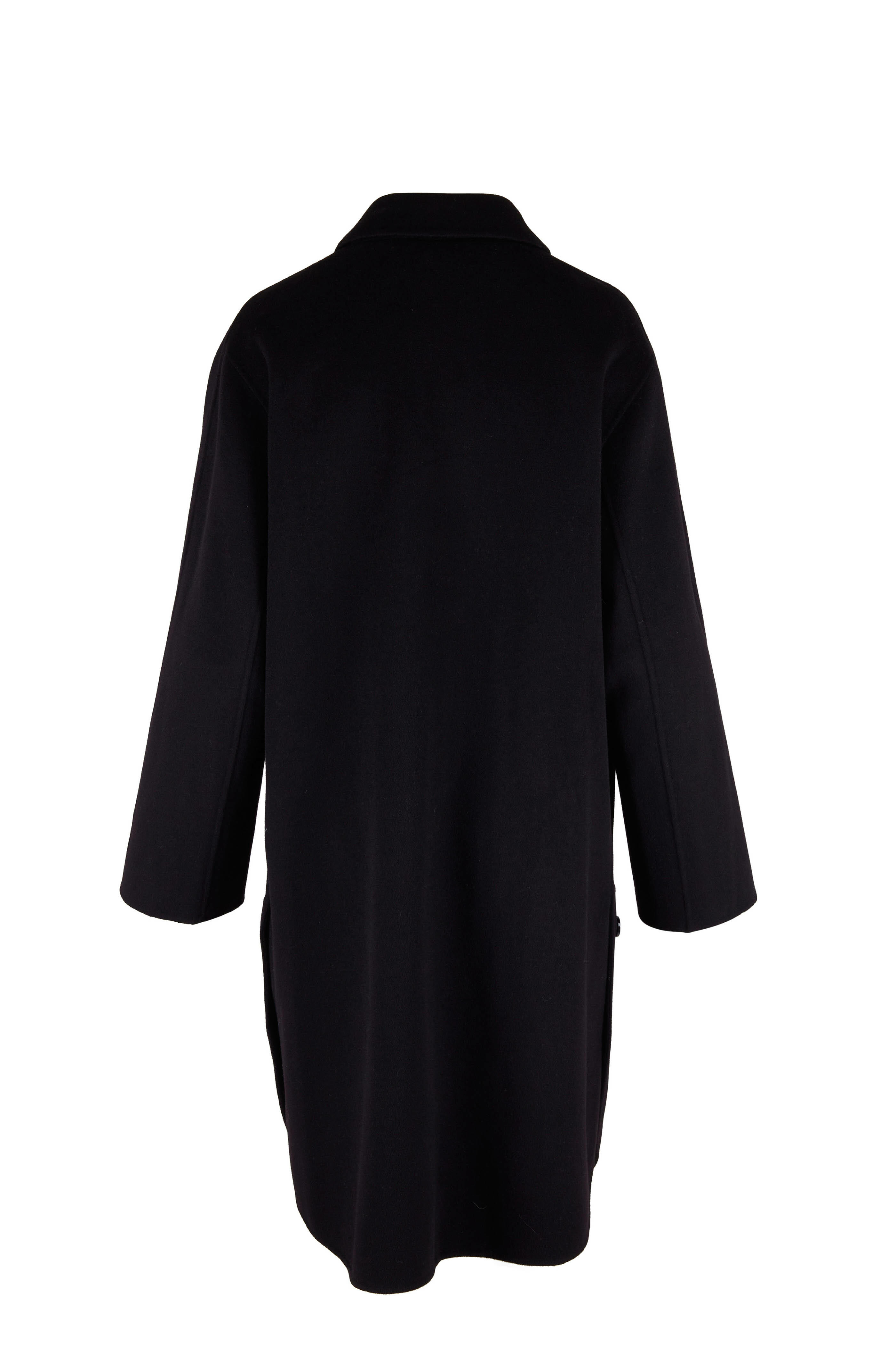 Dorothee Schumacher - Slouchy Easy Black Wool Coat