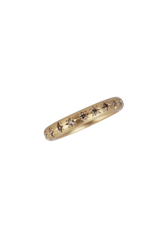 Caroline Ellen 20K Yellow Gold Diamond Band