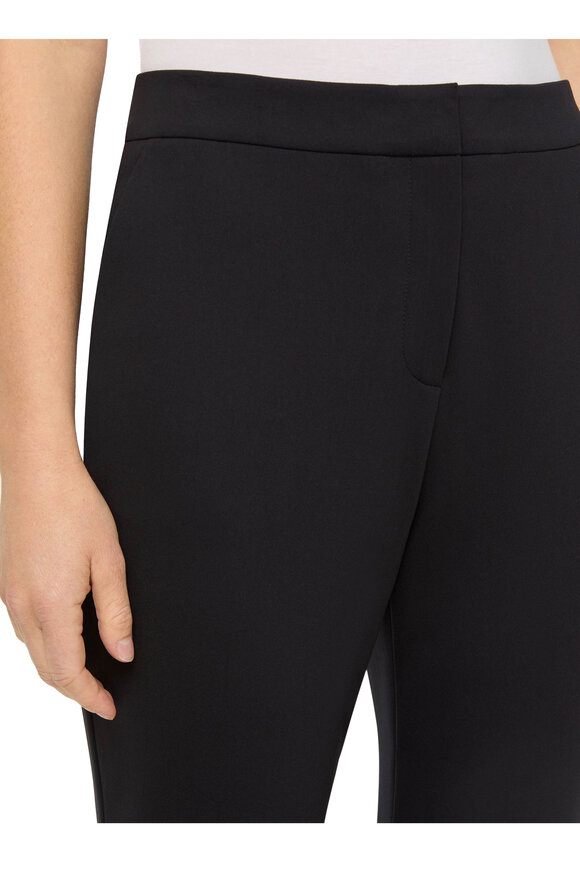 Lafayette 148 New York Gates Black Jersey Scuba Flare Ankle Pant - view 4