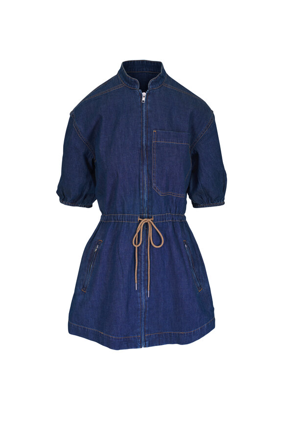 Veronica Beard Akerman Denim Mini Dress