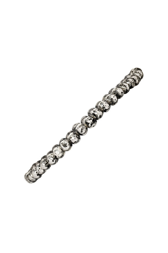 Jan Leslie Sterling Silver Lava Shaped Beaded Bracelet - view 1