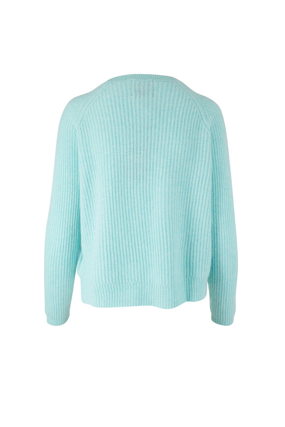 Jumper 1234 - Spearmint Ribbed Cashmere Sweater