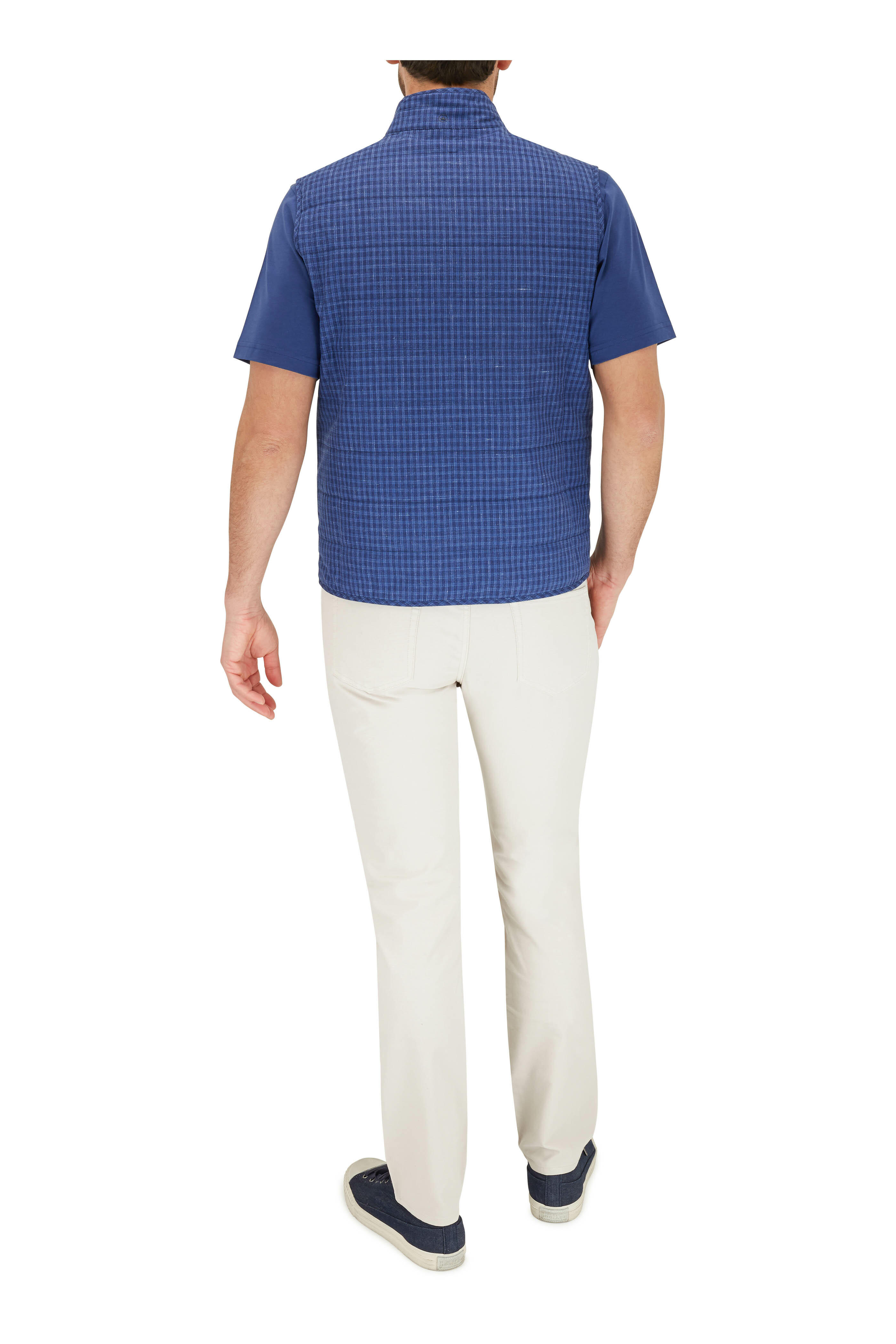 John Varvatos - Indigo Vulcanized Canvas Low-Top Sneaker