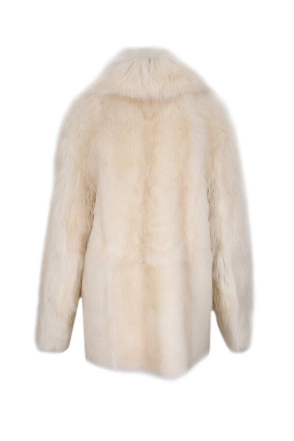 Khaite - Iana Cream Toscana Shearling Jacket