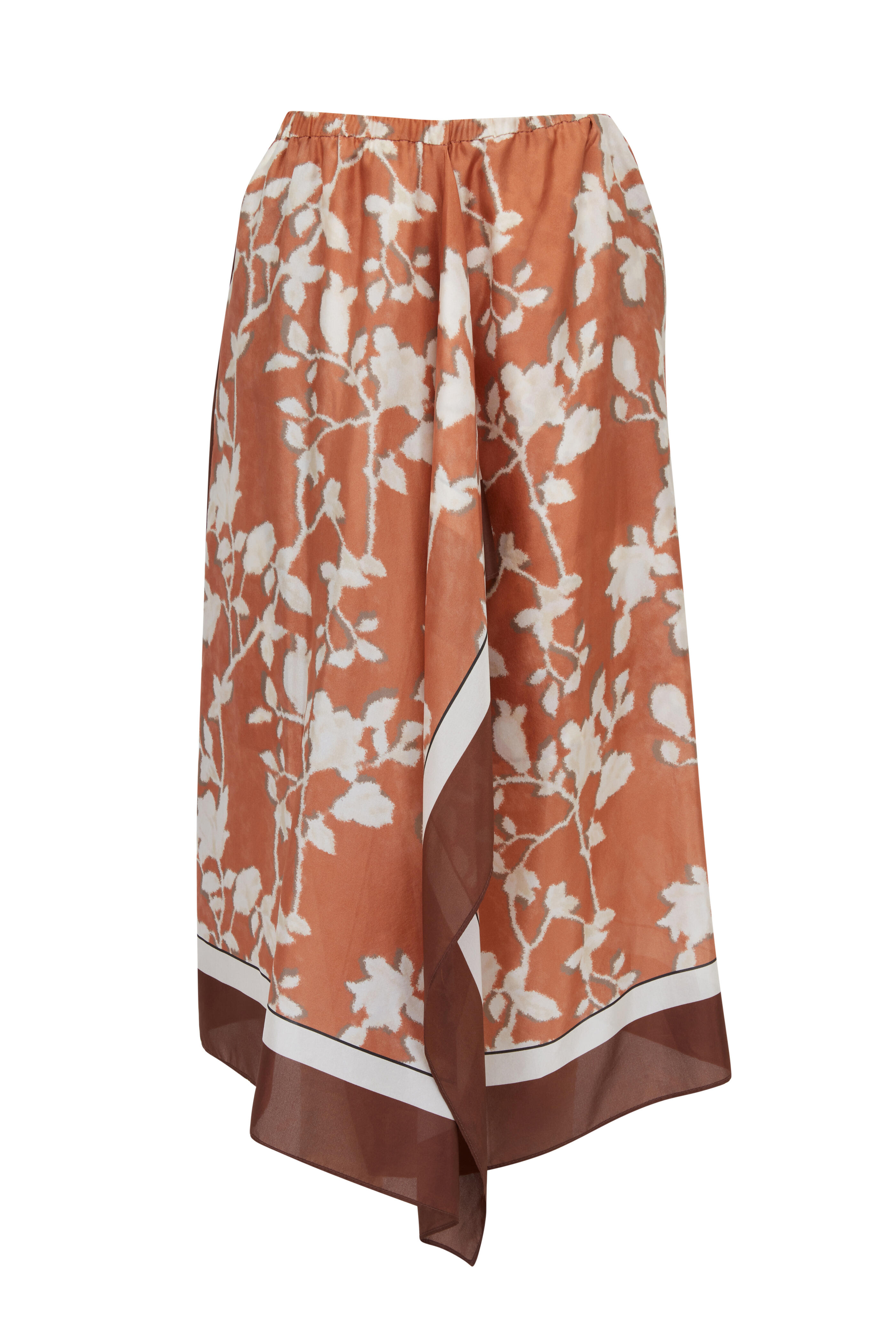【送料&関税込】Brunello Cucinelli Red And White Midi Skirt Brunello Cucinelli Red And White Midi Skirt | italist
