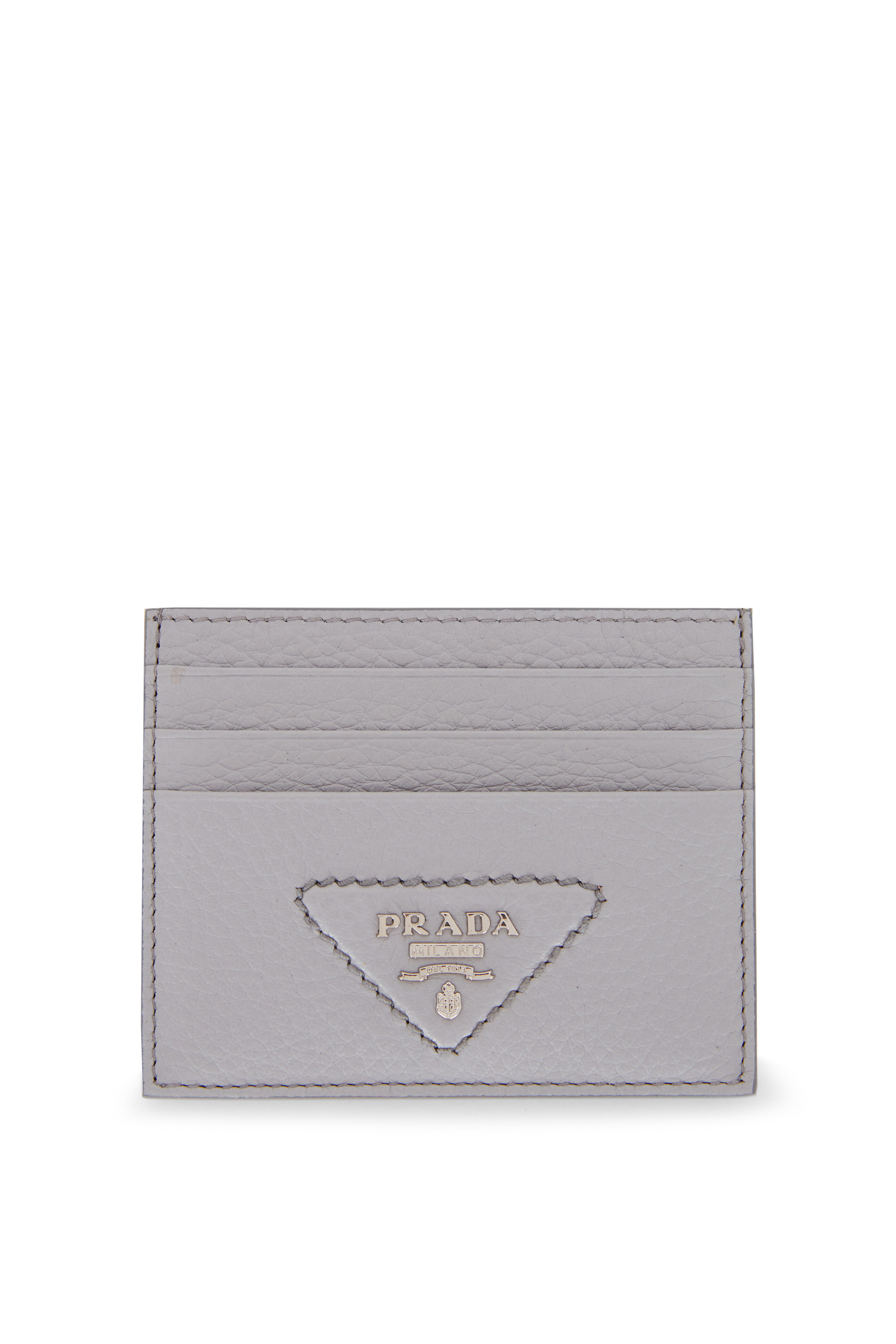 Prada - Fiordalis Light Blue Leather Card Holder