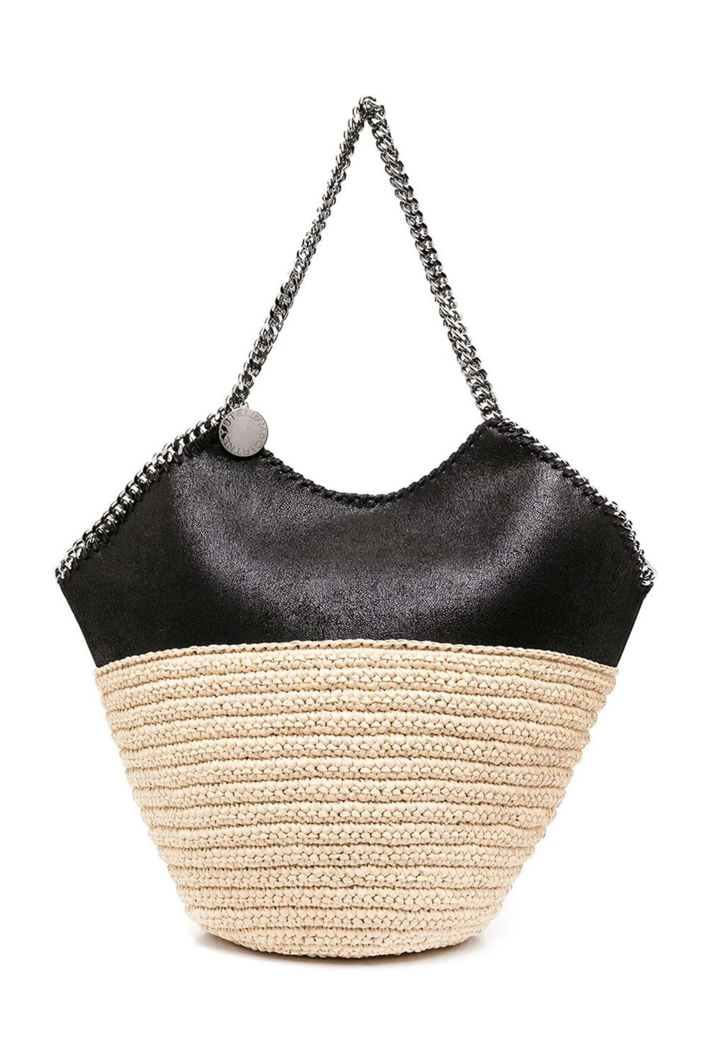 Stella McCartney - Large Falabella Shoulder Bag in Black Natural