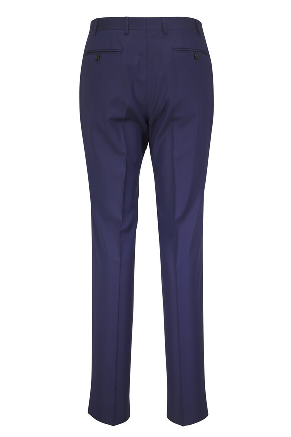 Canali French Blue Wool Suit - view 5