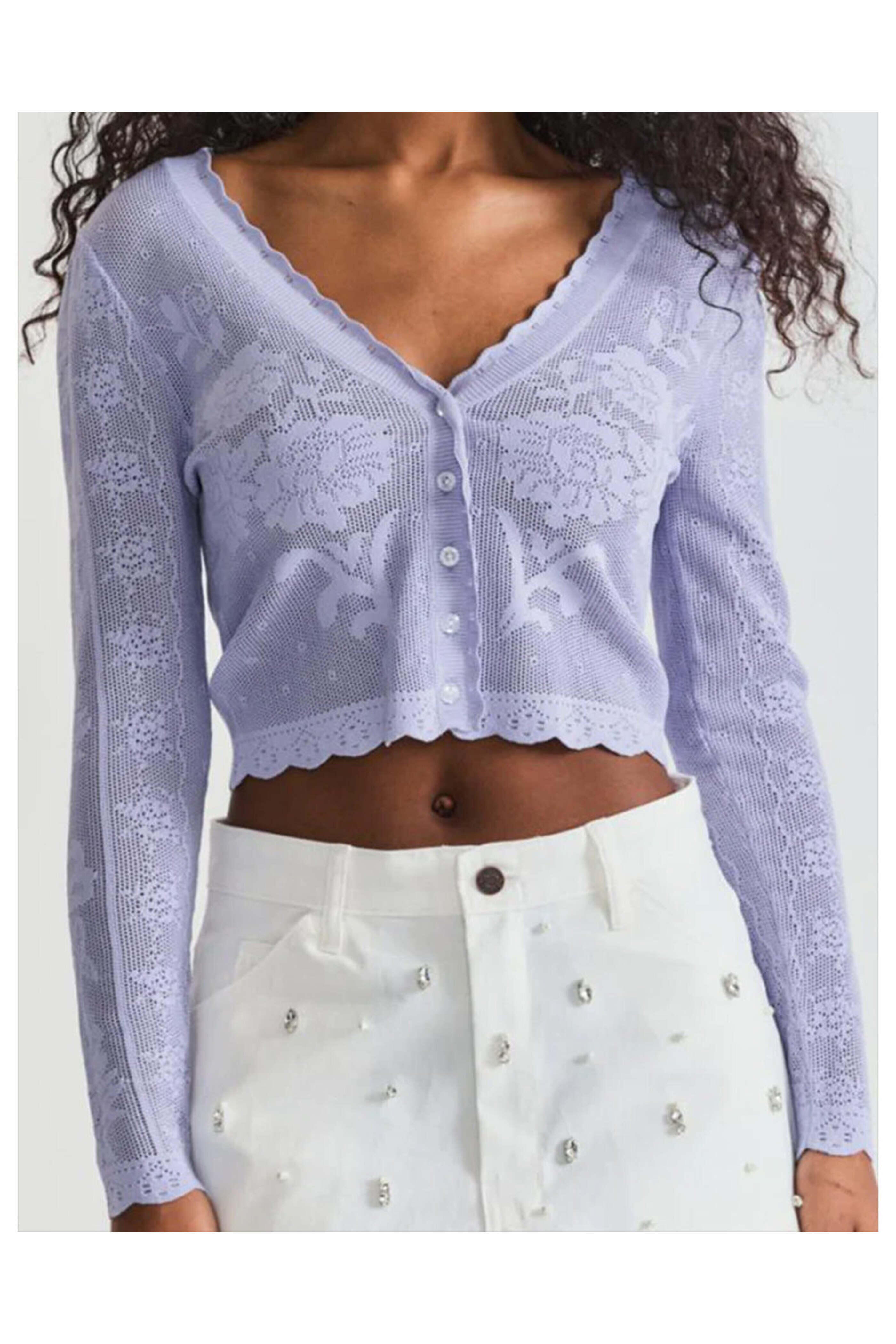 MAGIC STICK　MAFIA CARDIGANS #TIFFANY Maje_MFPCA00561-2517_F_1.jpg