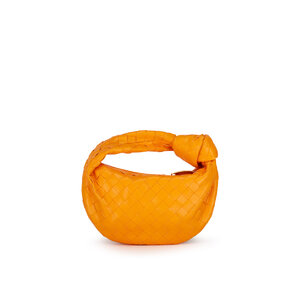 ☆BOTTEGA VENETA☆ORANGE INTRECCIATO キーホルダー 正規品 Bottega's Zesty New Must-Have! Meet Bottega Veneta's playful