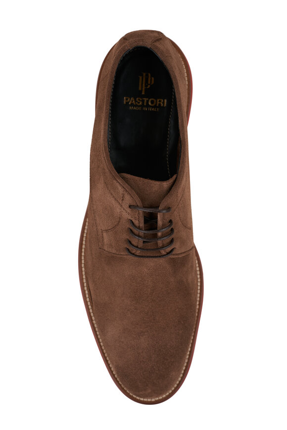 Di Bianco - Havana Suede Lace Up Dress Shoe