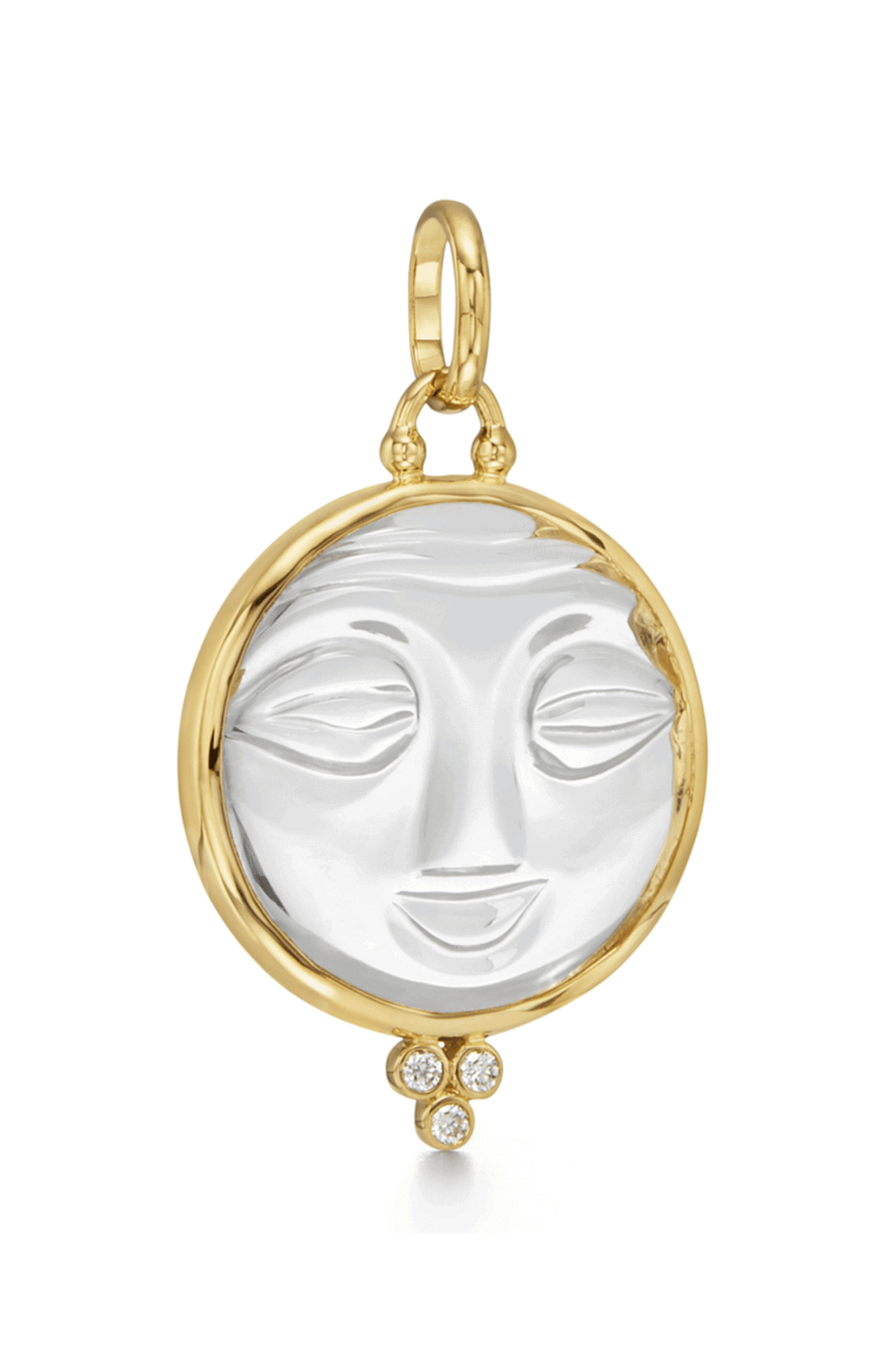 Temple St. Clair - Large Moonface Crystal Pendant