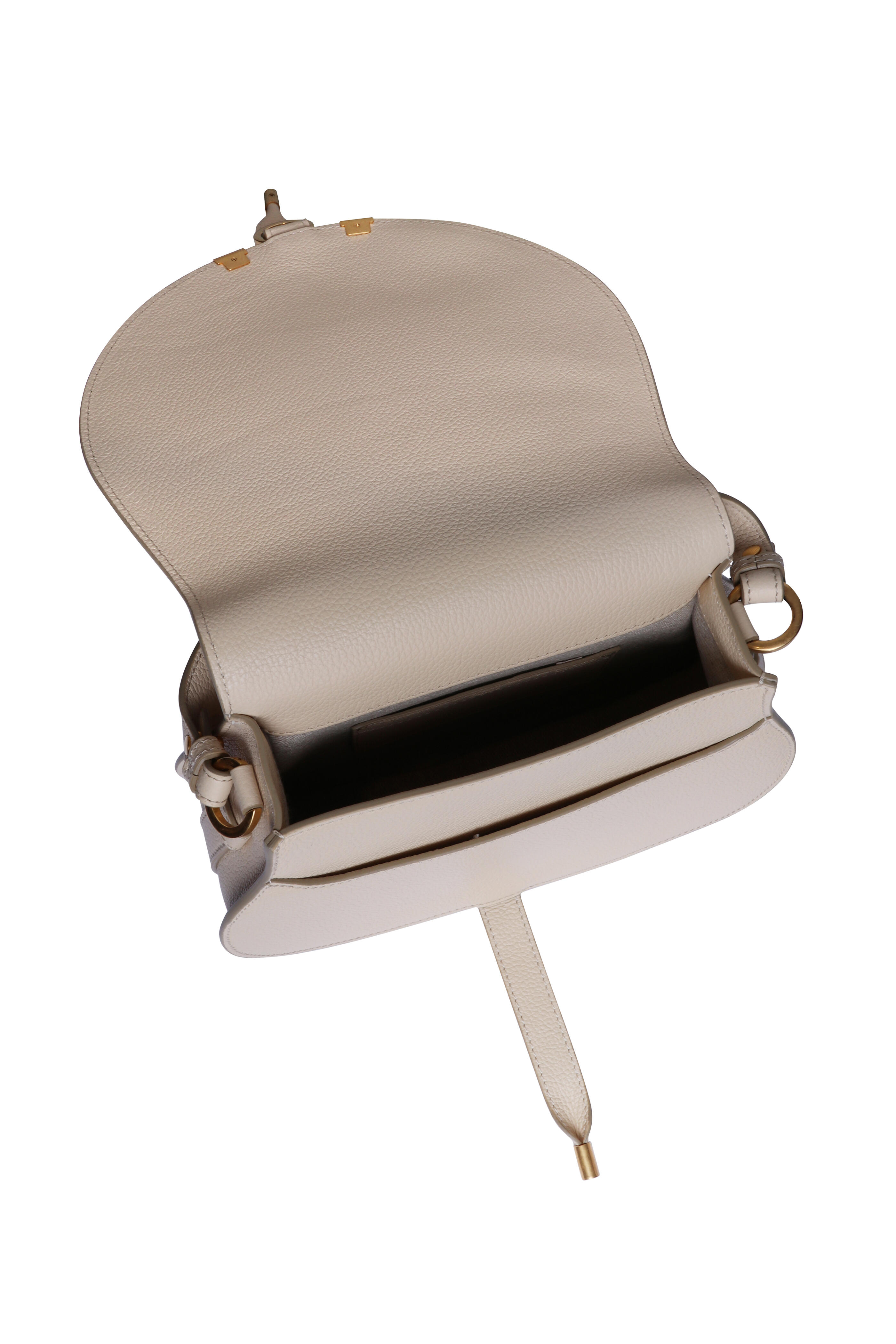 Chloé - Medium Marcie Beige Saddle Bag