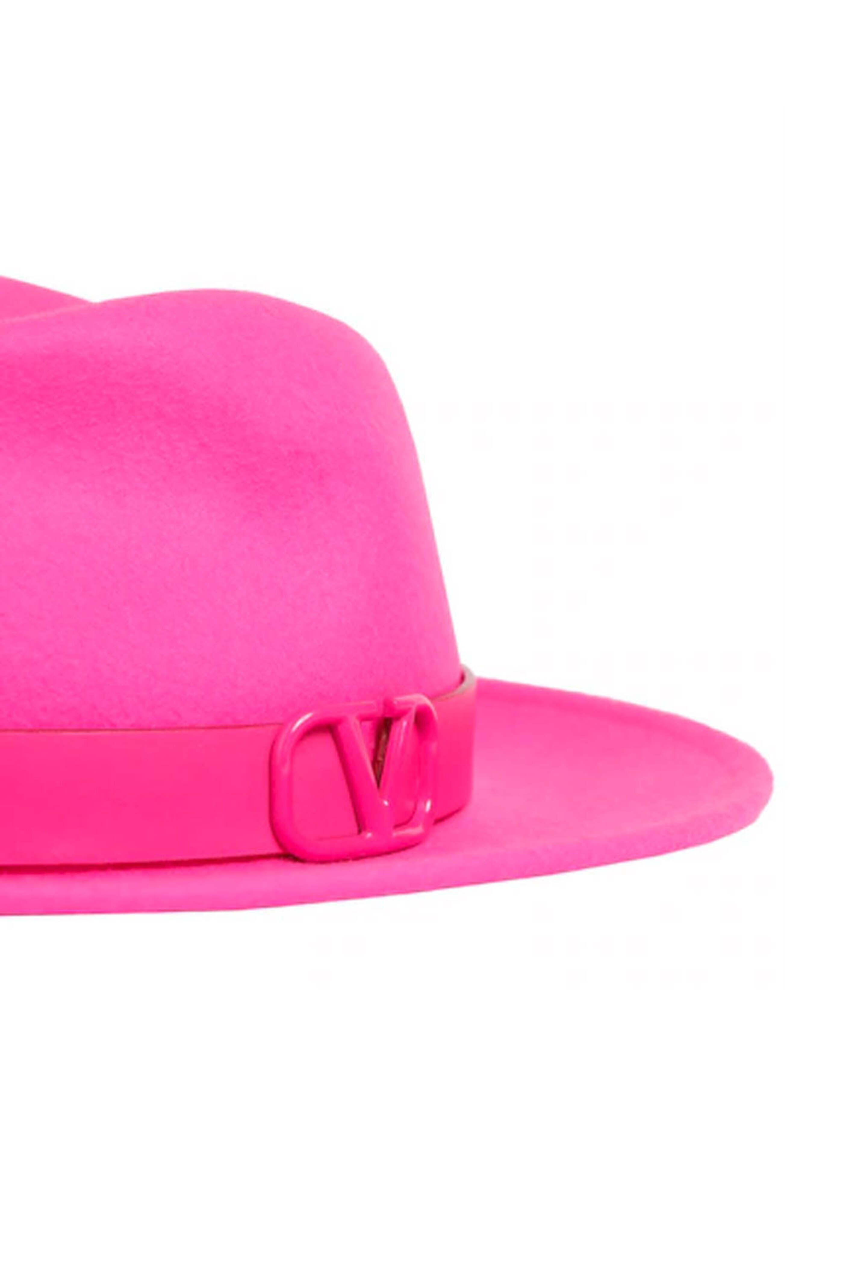 VALENTINO GARAVANI Valentino V Logo Signature Baseball Hat Pink PP p24_valentino-garavani_p24-  main image 4