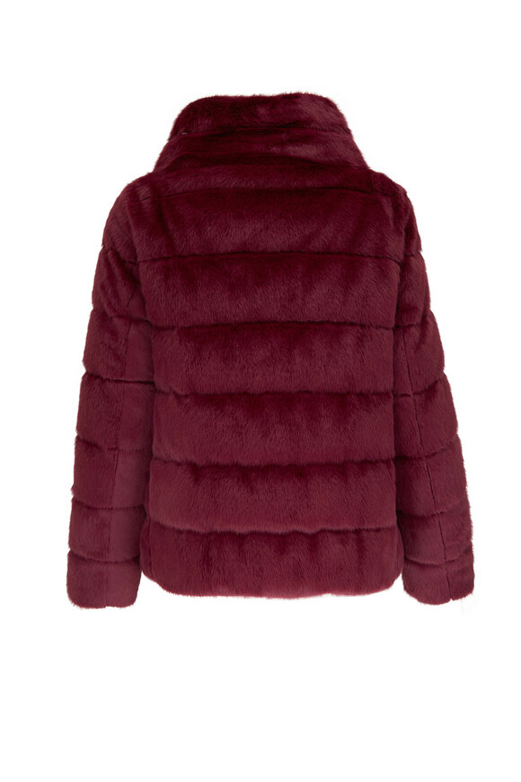 Herno - Purple Faux Fur Teddy Coat