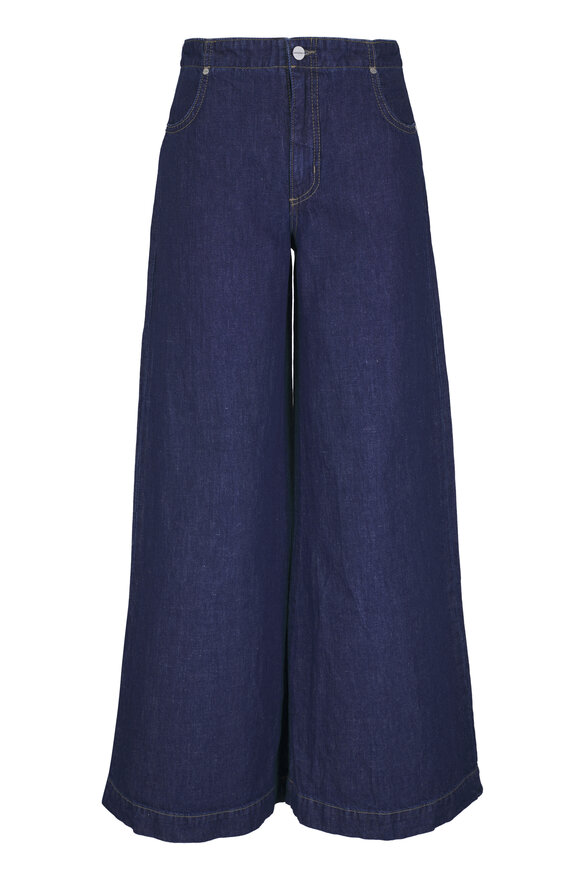 TWP Dylan Denim Wide Leg Jean