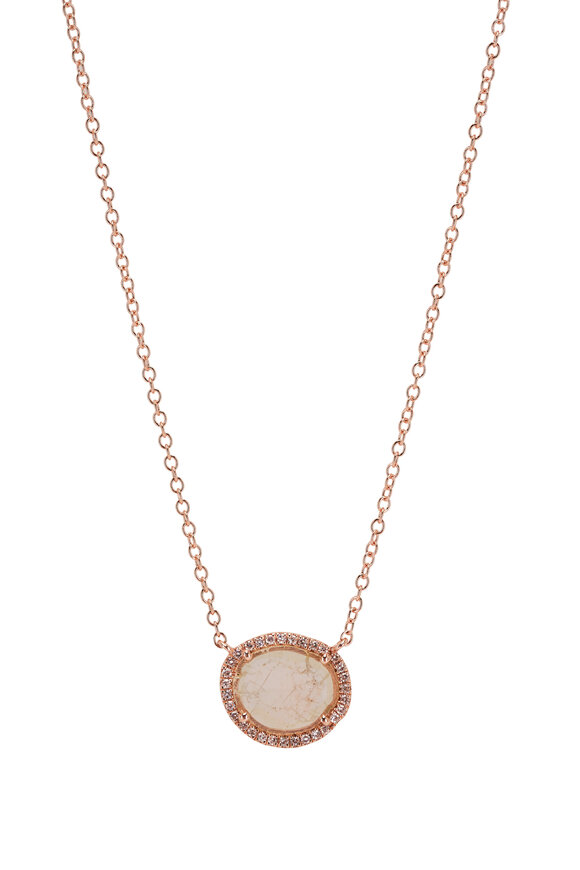 Kai Linz - Diamond Slice Pendant Necklace 