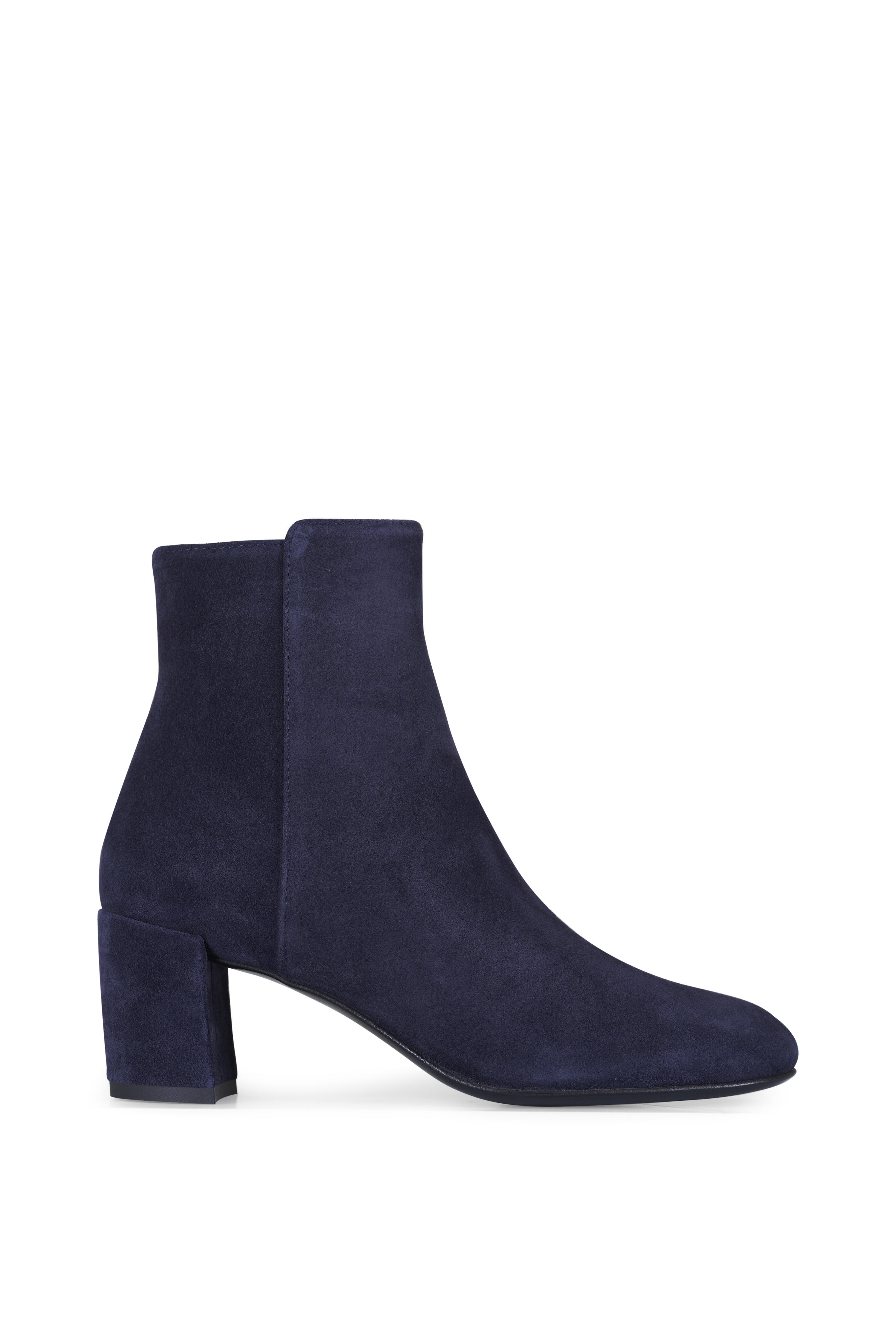 AGL - Lynn Dark Blue Suede Bootie, 60mm - view 2
