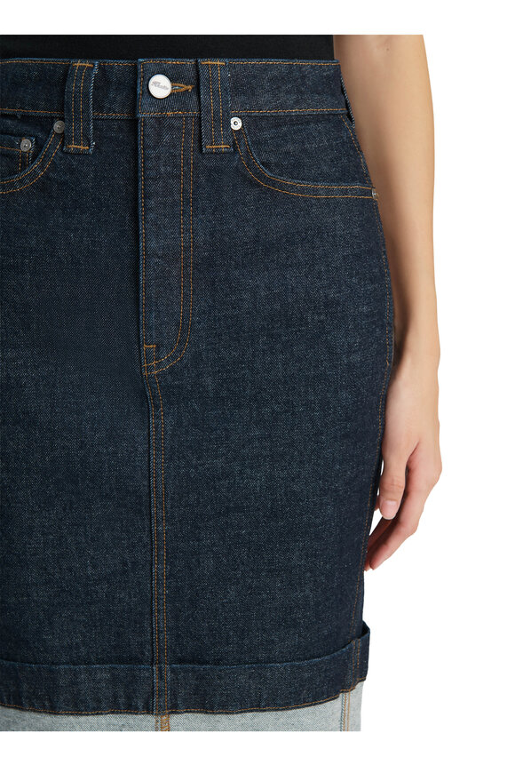 Khaite Kendra Benson Denim Skirt - view 4