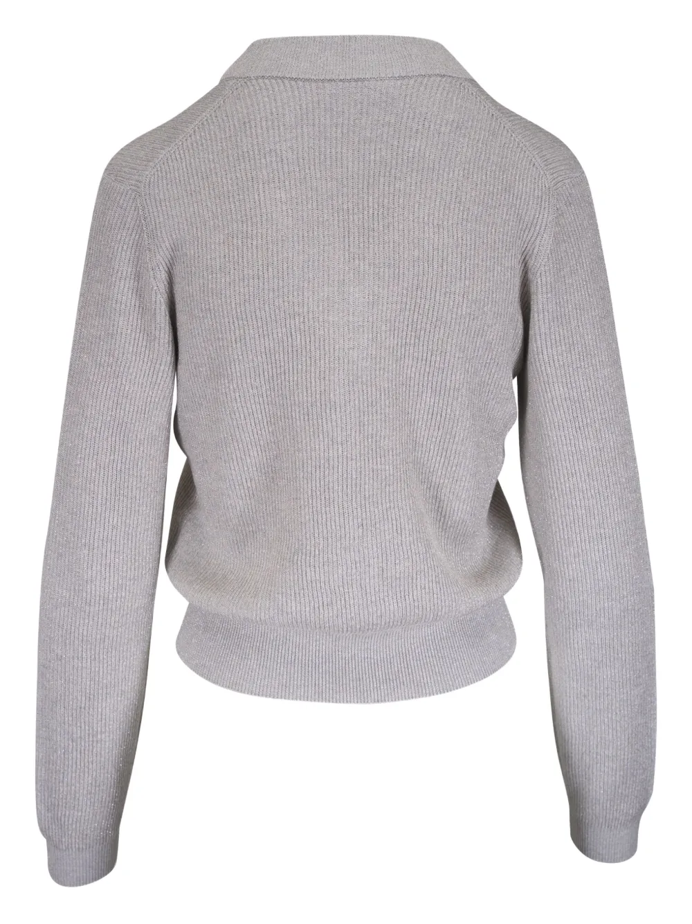 Brunello Cucinelli - Fog Sparkling Cotton Sweater