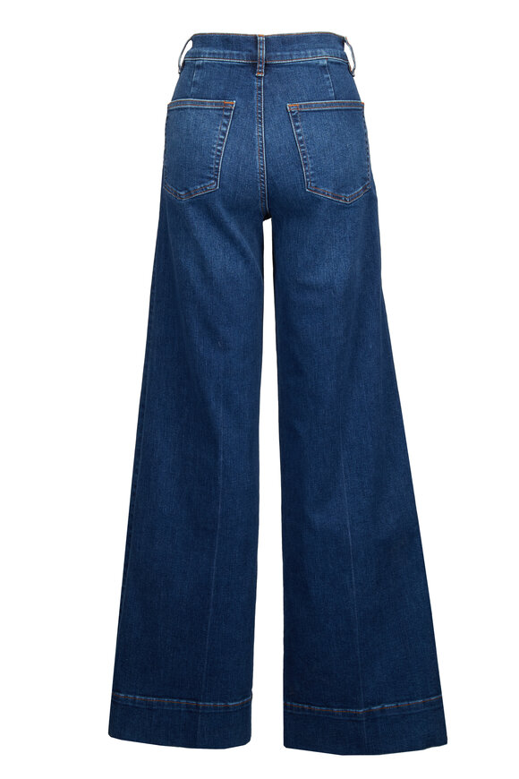 Frame Le Slice Slim Folklore Palazzo High Waist Jeans - view 2