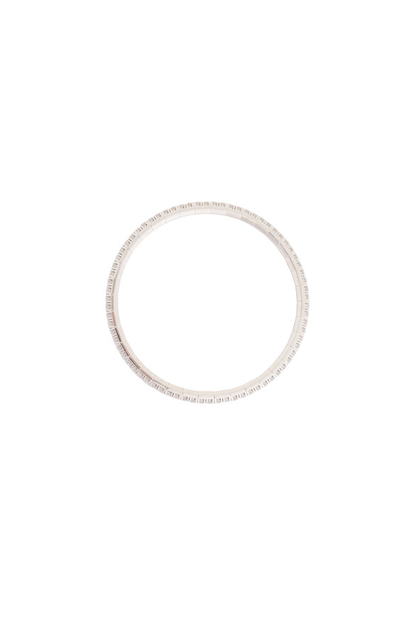 Demeglio 18k White Gold Diamond Tennis Bracelet - view 2