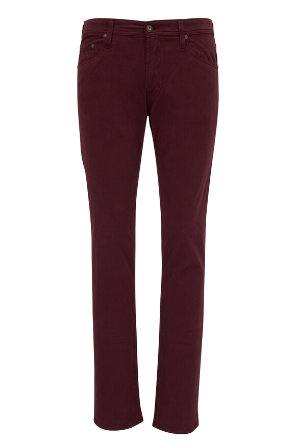 AG - Tellis Maroon Peak Twill Modern Slim Jean