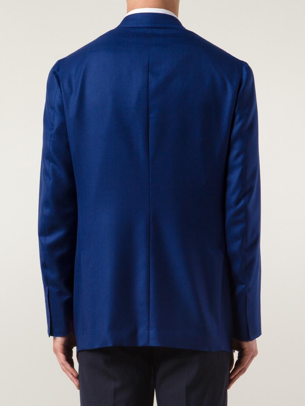 Isaia - Dustin Royal Blue Cashmere & Silk Sportcoat