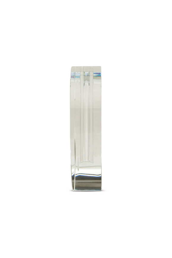 Tizo Large Crystal Glass Heart Shape Vase - view 2