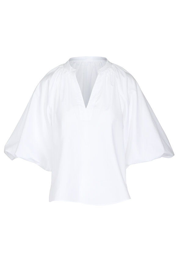 Tanya Taylor Marine Optic White Top