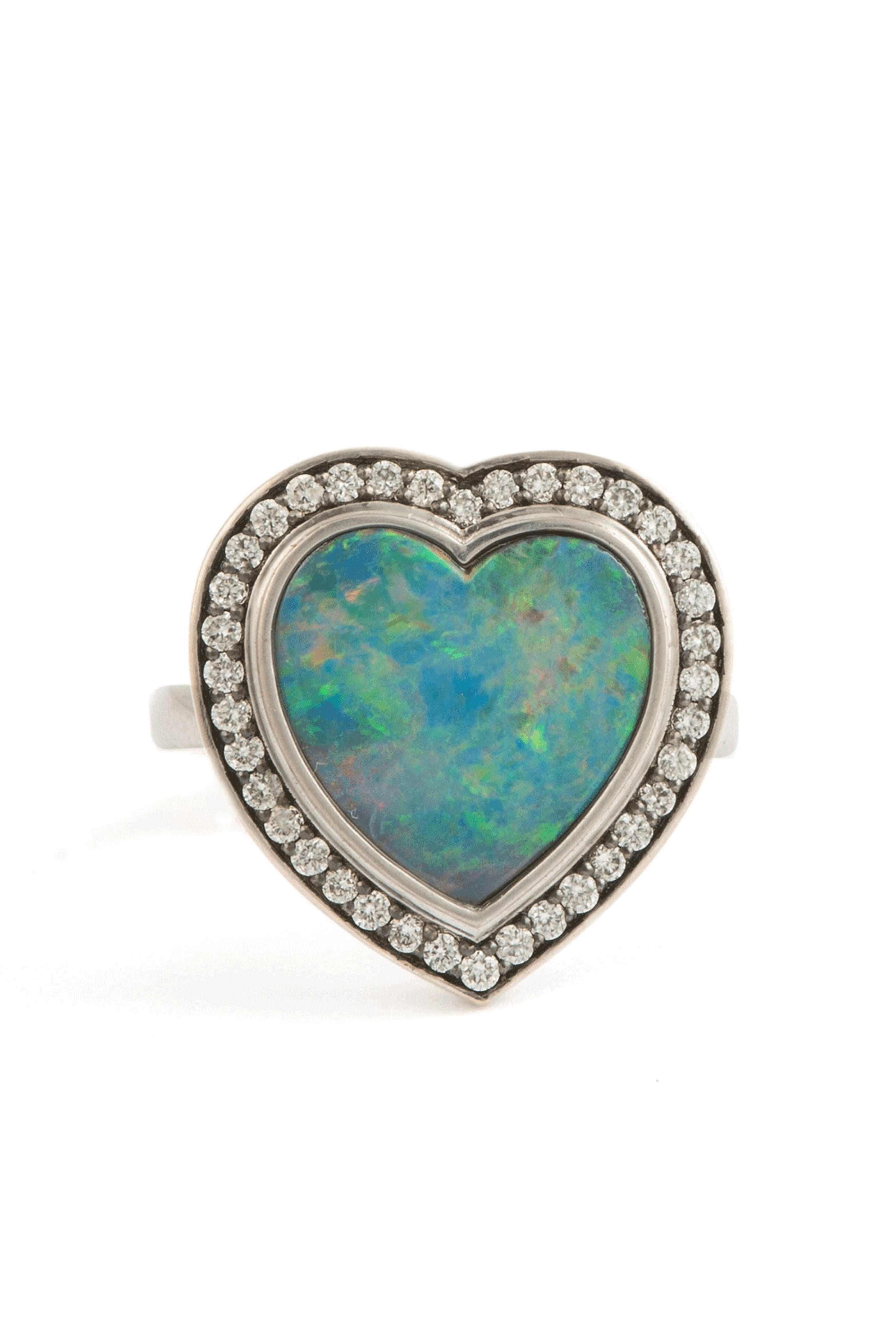 Sylva & Cie - Opal Heart Ring