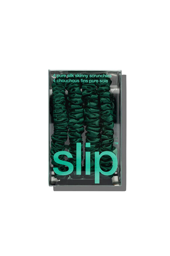 Slip Silk Skinny Forest Scunchies