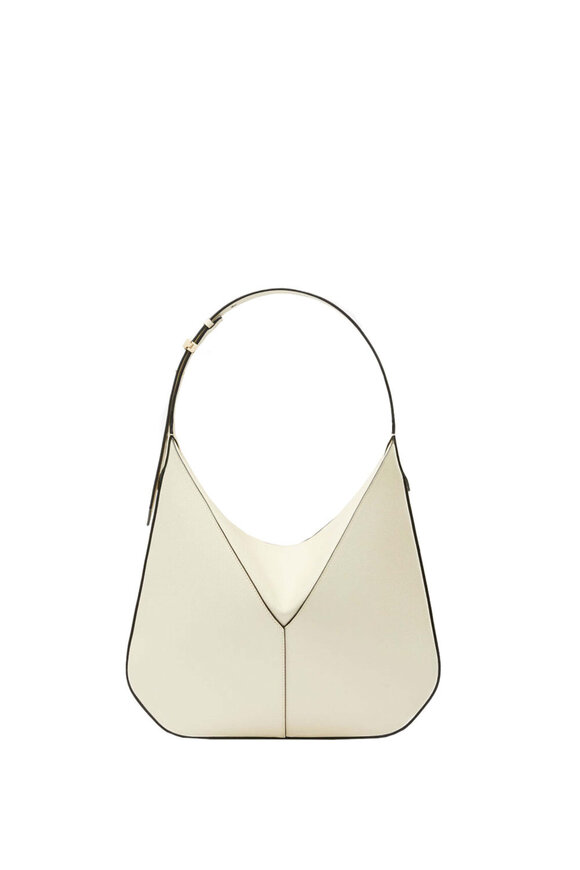 Valextra Small Vivi Pergamena Leather Hobo Bag